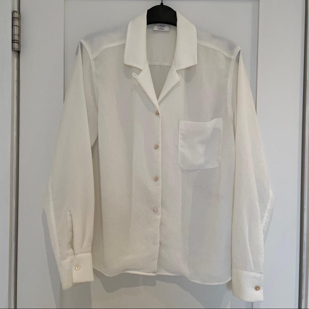Wilfred Chiffon Button Up